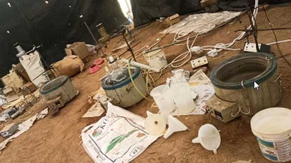 drugs worth rs 3 crore seized in Poultry farm in nagarkurnool district