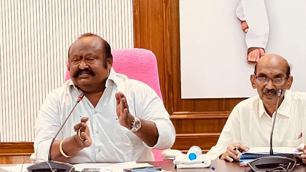 Good news for farmers!Fast grain purchases.!Minister Gangula in the review of collectors.