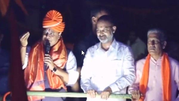 assam CM Himanta Biswa Sarma in Karimnagar hindu ekta yatra