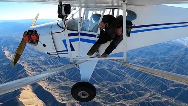 A man shot down a plane for YouTube video views in America