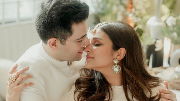 Photos: Parineeti Chopra-Raghav Chadha Engagement highlights