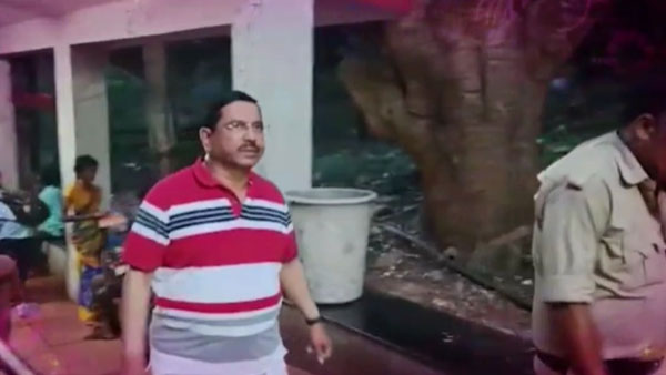 Union Minister Pralhad Joshi walked from Alipiri to Tirumala on foot very simply