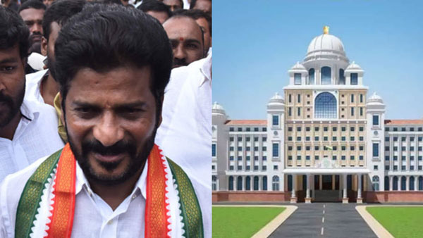 police stopped revanth reddy who tried to go to new secretariat created tension