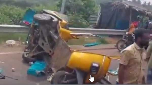 Road accident in Kakinada district Road accident in Kakinada district