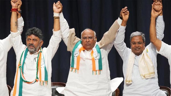 KPCC president DK Shivakumar is demanding that Mallikarjuna Kharge be made KPCC president DK Shivakumar is demanding that Mallikarjuna Kharge be made