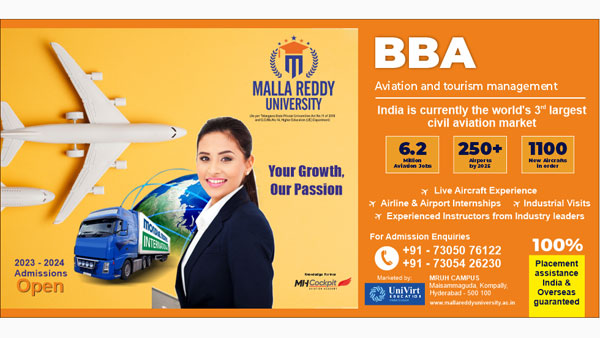 Pursuing BBA in aviation and tourism management helps to build career in aviation and tourism sector Pursuing BBA in aviation and tourism management helps to build career in aviation and tourism sector