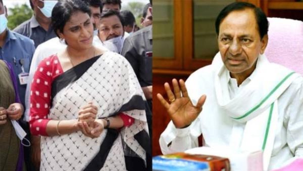  YS Sharmila send gift to CM KCR and demanded compensation for farmers
