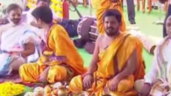 CM KCR laid the foundation stone of Bharat Bhavan in Kokapet