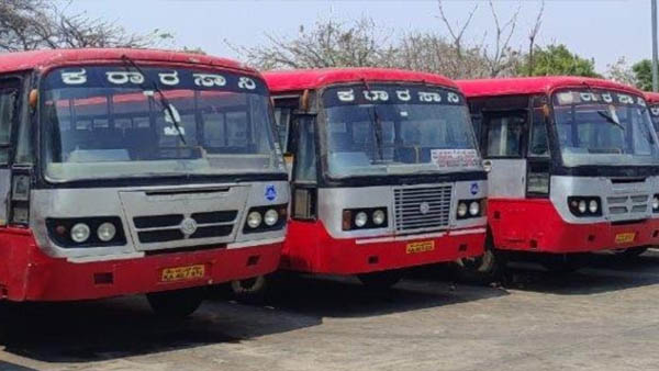 Green signal for free travel in RTC buses for students writing class 10 exams in Karnataka.