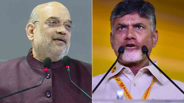 Chandrababu Naidu Amit Shah