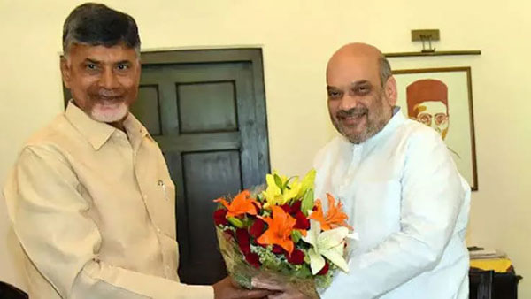 TDP-BJP alliance: Chandrababu meets MoH Amit Shah and JP Nadda in Delhi