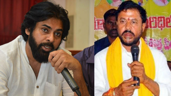 former tdp firebrand mla chintamanei offers his assembly seat to pawan kalyan