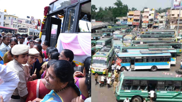 Bengaluru: How many lakhs of women have traveled for free in KSRTC buses in a week? Bengaluru: How many lakhs of women have traveled for free in KSRTC buses in a week?