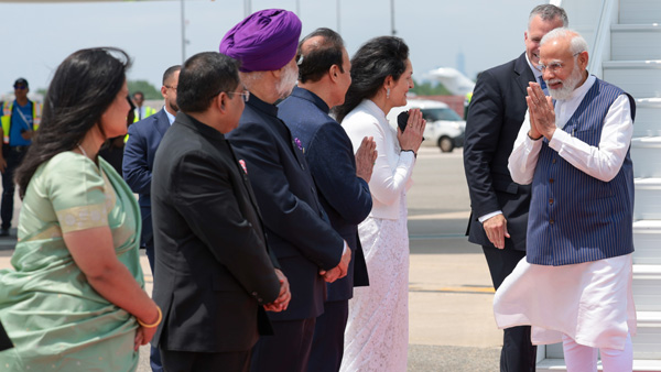 Indian Prime Minister Narendra Modi has arrived in America