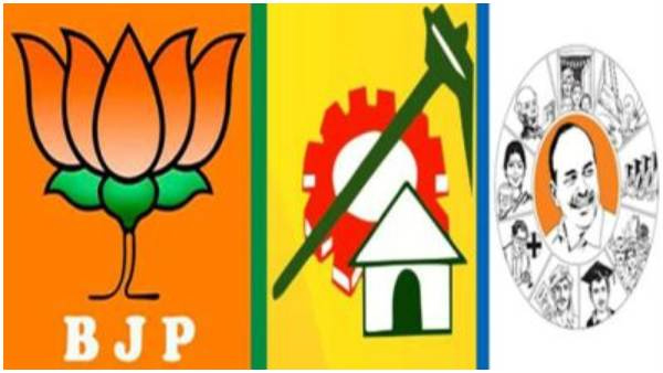 why ysrcp and tdp both targetting bjp after amit shah-chandrababu meeting ?