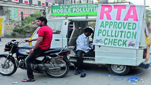 vehicle pollution testing fees hiked in telangana vehicle pollution testing fees hiked in telangana