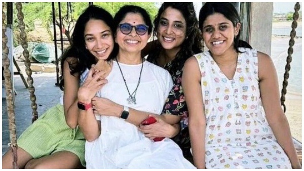 The number one director SS Rajamouli is enjoying being happy with his family in Tamil Nadu