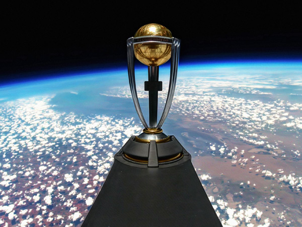 ICC World Cup 2023 Trophy to be sent in space ICC World Cup 2023 Trophy to be sent in space