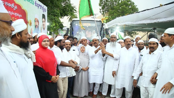 first batch of ap haj pilgrims will return today- ys jagan sent deputy cm for reception