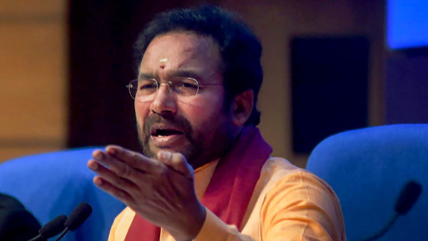 G Kishan Reddy arrives at Shamshabad Airport, grand welcomed by the BJP leader G Kishan Reddy arrives at Shamshabad Airport, grand welcomed by the BJP leader