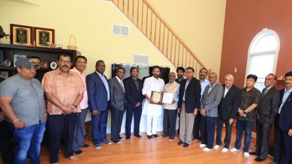  Union Minister Kishan Reddy conferred with Global Incredible Inc leadership Award.