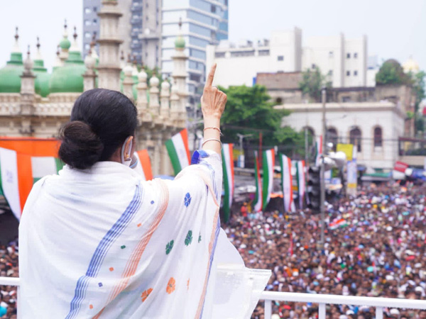 mamamta banerjee launches INDIA campaign in west bengal, beti jalao attack on manipur incident