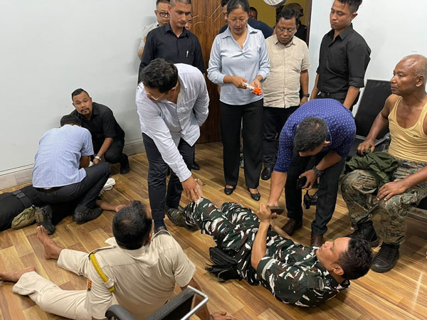 Mob attack on Meghalaya CM Conrad Sangmas office, 5 policemen injured