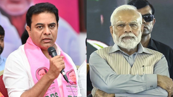 Minister KTR seriously Reacts on PM Modi allegations against BRS government
