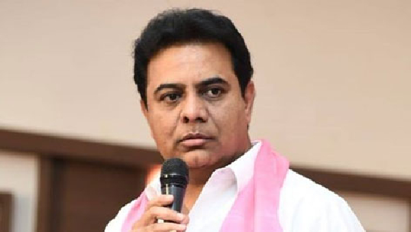 Sai chand wife rajini taking charge as warehouse corporation chairman in the presence of minister KTR