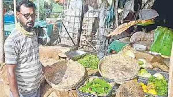 Tomatoes Thieves: Tomatoes and green chillies stolen in the vegetable market!!