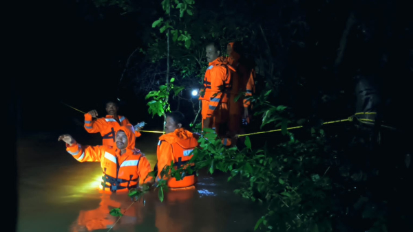 Tourists are safe at Mutyala dhara Waterfalls.. NDRF teams rescued 82 people!! Tourists are safe at Mutyala dhara Waterfalls.. NDRF teams rescued 82 people!!
