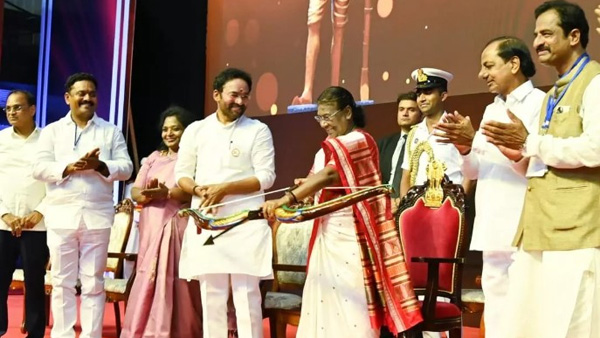 President draupadi murmu participates in alluri sitarama raju 125th anniversary celebration