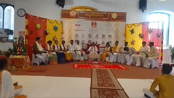 Telugu Ashtavadhanam held at edinburgh Hindu Mandir and Cultural Centre in Scotland, United Kingdom