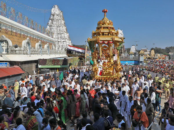 An important events and festivals are lined up in Tirumala for the month of August 2023