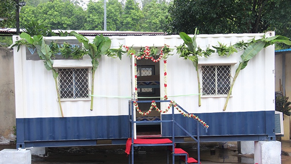 TTD decides to provide mobile containers as temporary accommodation for the devotees during the heavy rush season