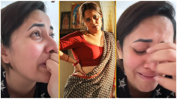 anasuya bharadwaj crying video