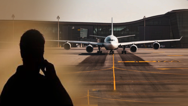 A boy called that there was a bomb on the plane at the Mumbai airport A boy called that there was a bomb on the plane at the Mumbai airport