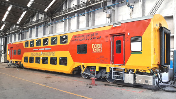 kapurthala icf will manufacture double decker trains