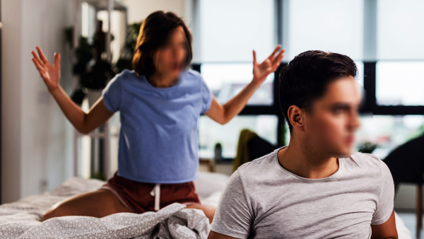 A husband who keeps his wife away with homo sex and enjoys with men