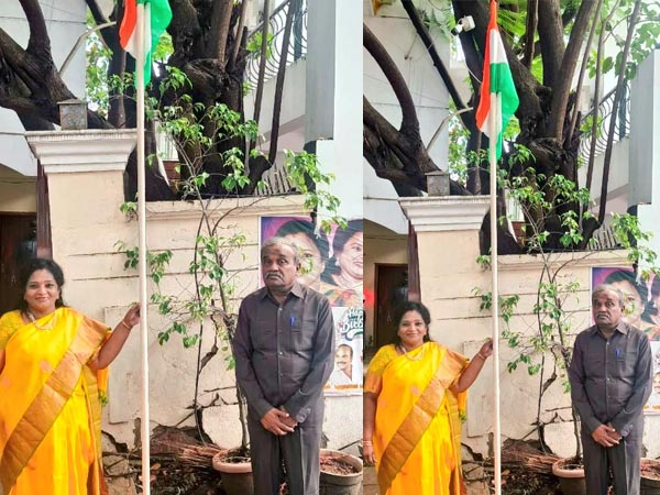 Har GharTiranga: Governor Tamilisai has hoisted National flag at her residence in Chennai 