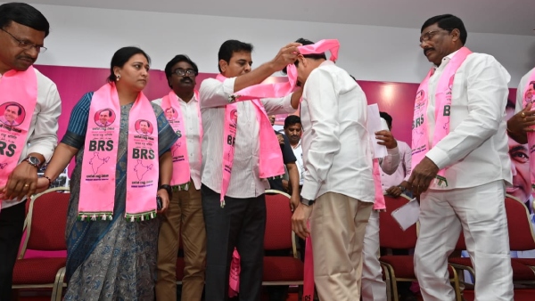 Going with Congress is like holding a dog and swimming across the river. Minister KTR Fire!