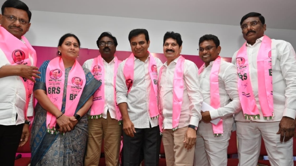 Going with Congress is like holding a dog and swimming across the river. Minister KTR Fire!