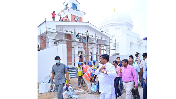 Temple, Mosque, Church at Telangana secretariat will be opened by CM KCR on August 25