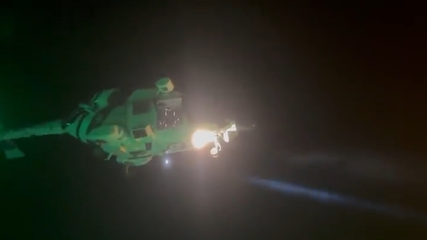 The Indian Coast Guard conducted an operation and rescued the man from the sea