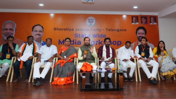 False propaganda should be reversed. BJP media, social media workshop.Directed by Prakash Javadekar.!