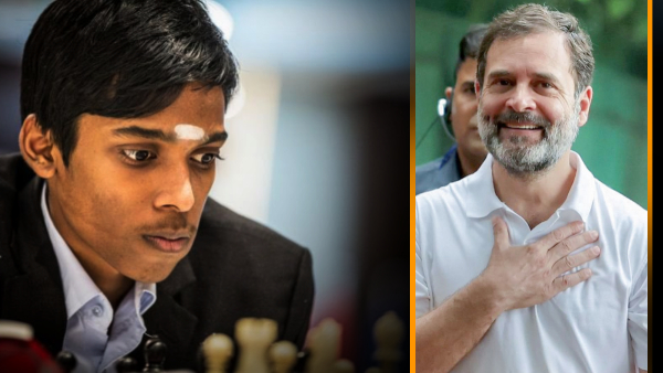 Rahul Gandhi congratulated Pragyananda for reaching the final of the World Chess Championship