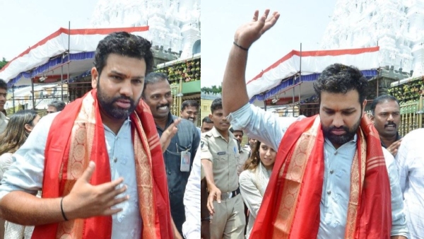 Rohit Sharma with his family visits Tirumala and offer prayers to Lord Venkateswara Rohit Sharma with his family visits Tirumala and offer prayers to Lord Venkateswara