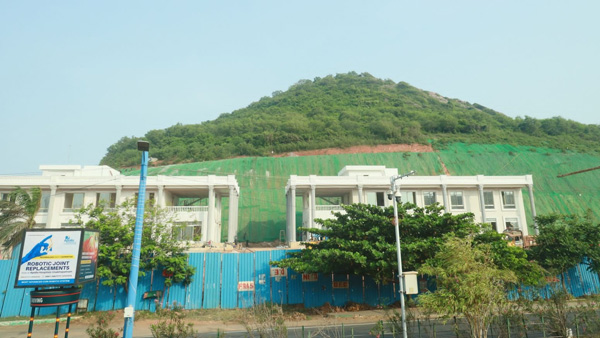 new secretariat at RushiKonda