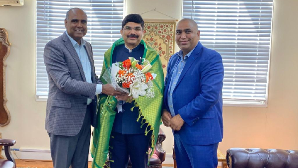 A Heartfelt Welcome: ATA Congratulates Srikar Reddy on His Appointment as Consul General in San Francisco
