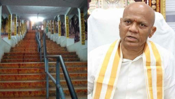 TTD EO Dharma Reddy Announces restrictions in pedestrian route from Alipiri to Tirumala TTD EO Dharma Reddy Announces restrictions in pedestrian route from Alipiri to Tirumala